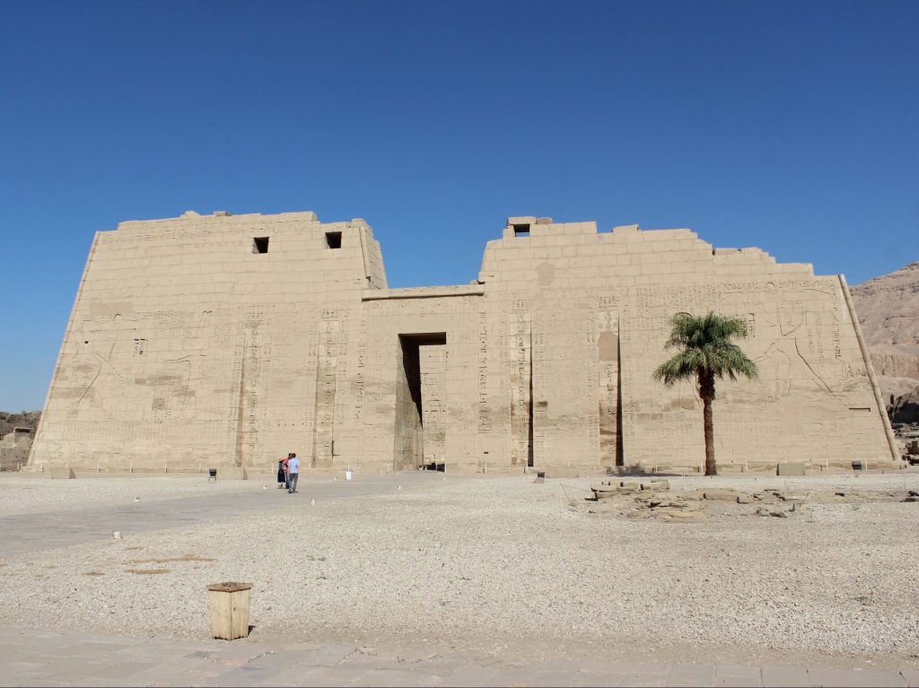 entrance of Medinet Habu Temple - Luxor