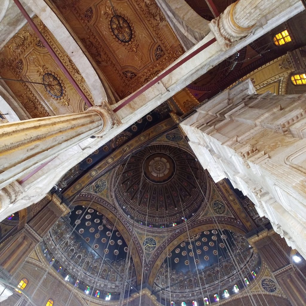 interior ceiling of Citadel of Saladin - Cairo